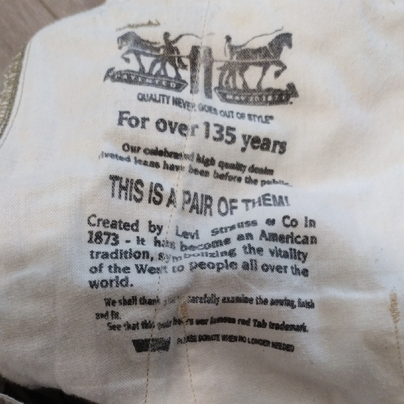 Levi's Men's Khaki Cargo Shorts - Picture 5 of 13